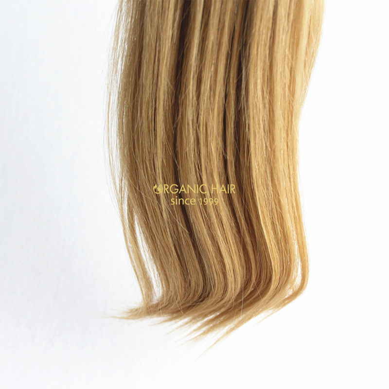 Brazilian straight colored human hair extensions